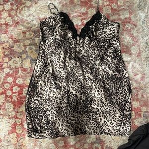 Open back  satin slip